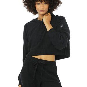 NWT Women's ALO YOGA Muse Hoodie Black | Size Small